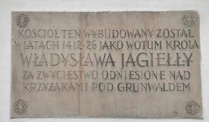 Słowo na niedzielę 7 sierpnia z wybudowanego rękami krzyżackich jeńców kościoła w Lublinie. Jako wotum dziękczynne za zwycięską bitwę pod Grunwaldem