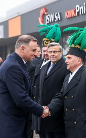 [VIDEO] Barbórka. Prezydent w Pawłowicach